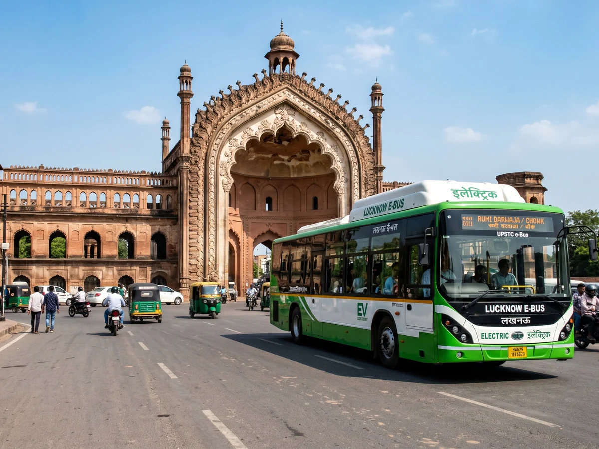 Yogi government's gift for 18 cities, over 1700 AC electric buses will run on the roads
