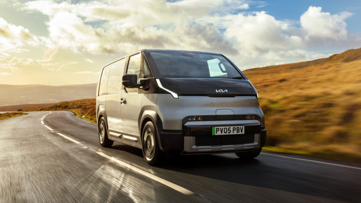 The Kia PV5 electric van combines futuristic looks and thoughtful design
