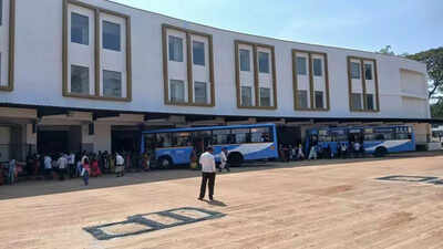 Belagavi city bus stand becomes operational after delay