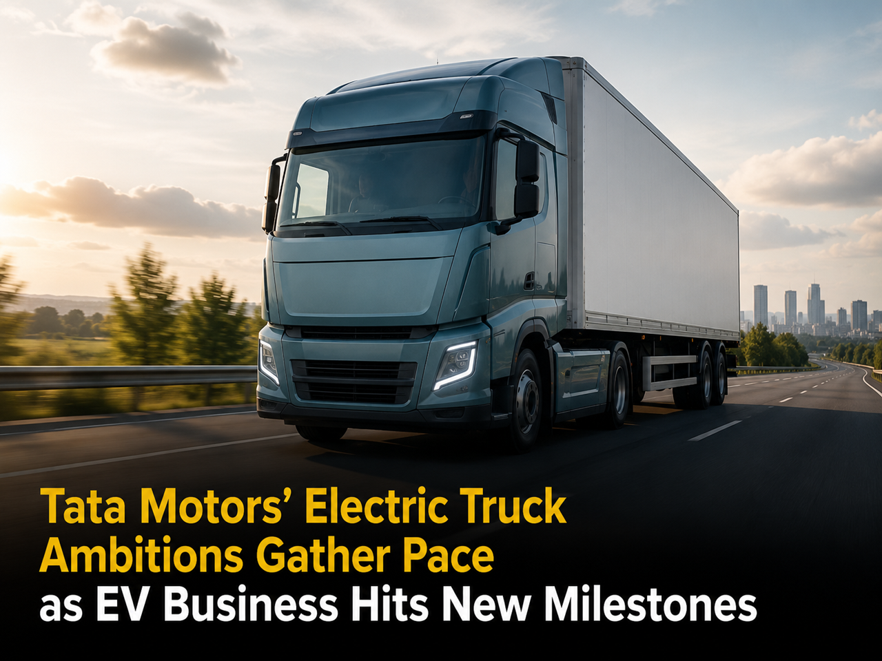 Tata Motors' Electric Truck Ambitions Gather Pace as EV Business Hits New Milestones