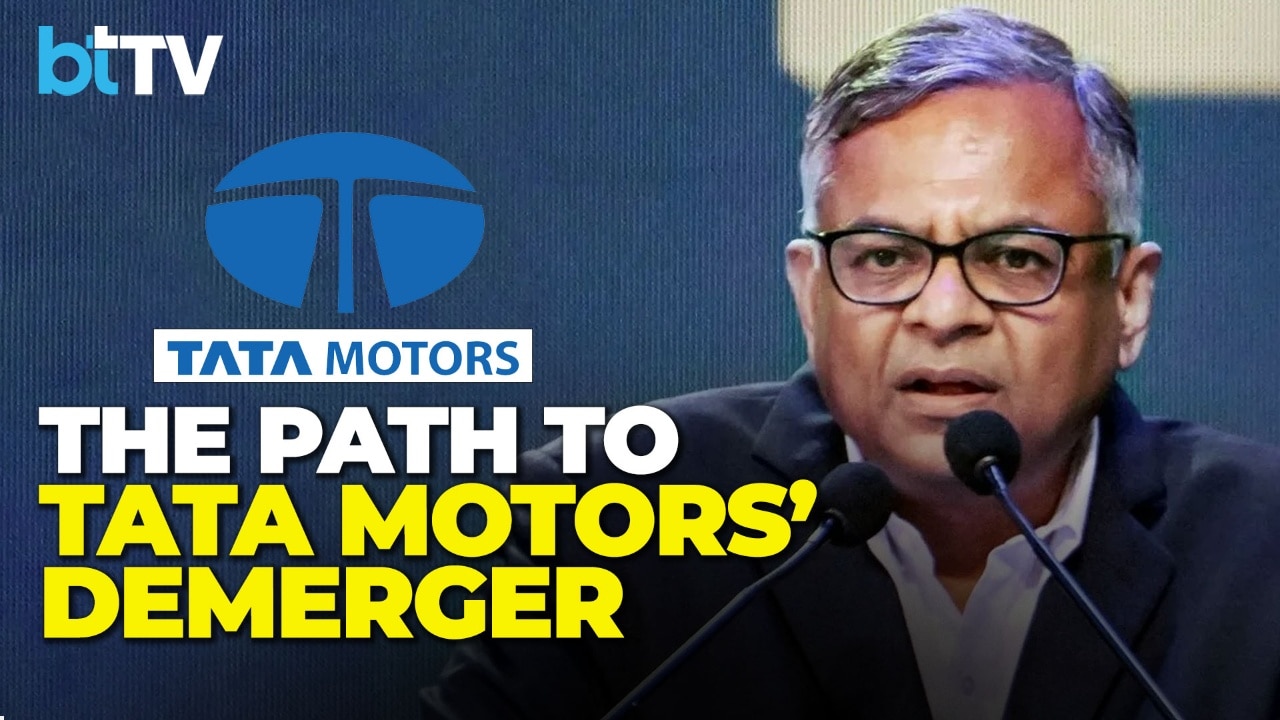 Tata Motors CV Lists On BSE | Chandrasekaran On 8-Year Journey To Demerger