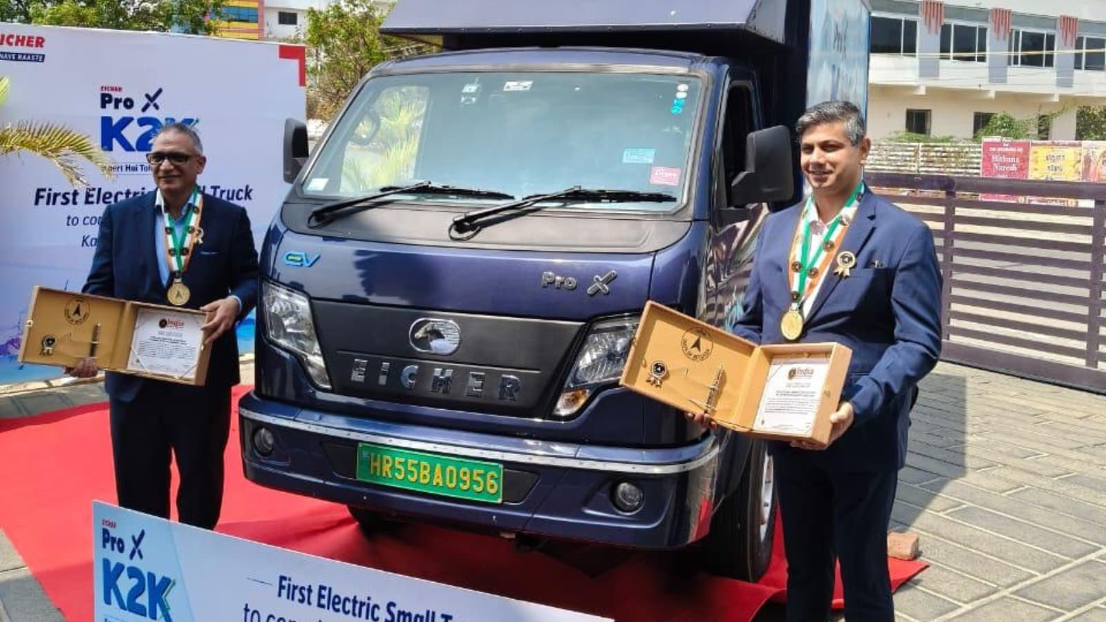 Eicher Pro X EV becomes first electric truck to finish Kashmir to Kanyakumari in 6-day run